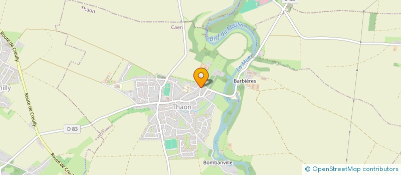 localisation de l'entreprise VAREC  THAON