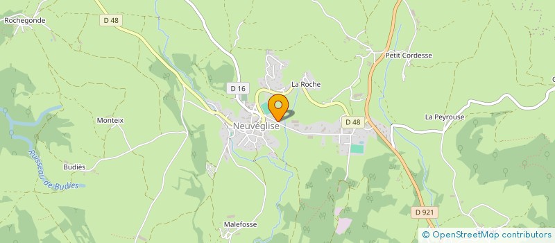 localisation de l'entreprise VAREINE ENERGIE SARL à NEUVEGLISE-SUR-TRUYERE