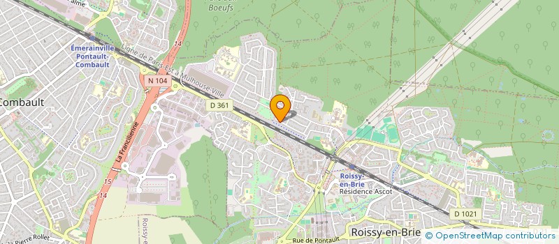 localisation de l'entreprise VARELA BAT à ROISSY-EN-BRIE