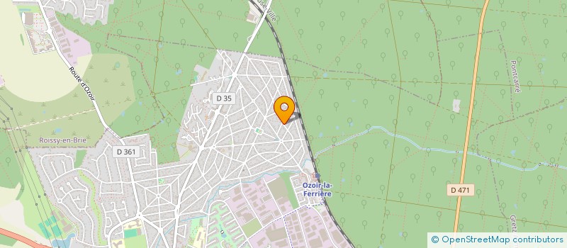 localisation de l'entreprise VARELA TAVARES PLATRERIE  OZOIR-LA-FERRIERE