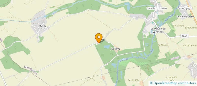 localisation de l'entreprise VARENNES  SAINT-BOHAIRE