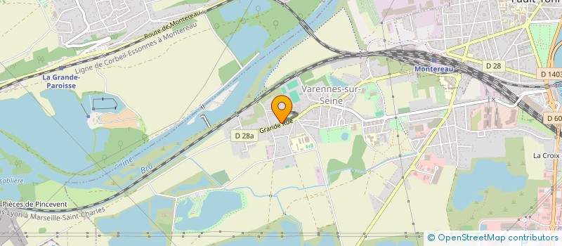 localisation de l'entreprise VARENNES BADMINTON CLUB 77  VARENNES-SUR-SEINE