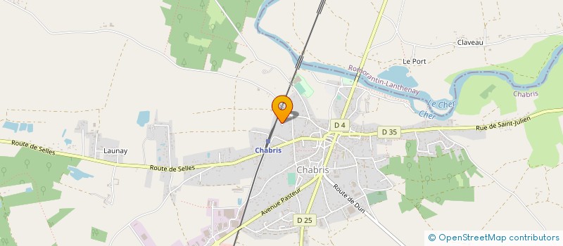 localisation de l'entreprise VARENNES ELECTRICITE PLOMBERIE CHAUFFAGE à VAL-FOUZON