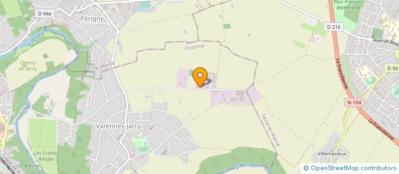 localisation de l'entreprise VARENNES ENTREPOTS  VARENNES-JARCY