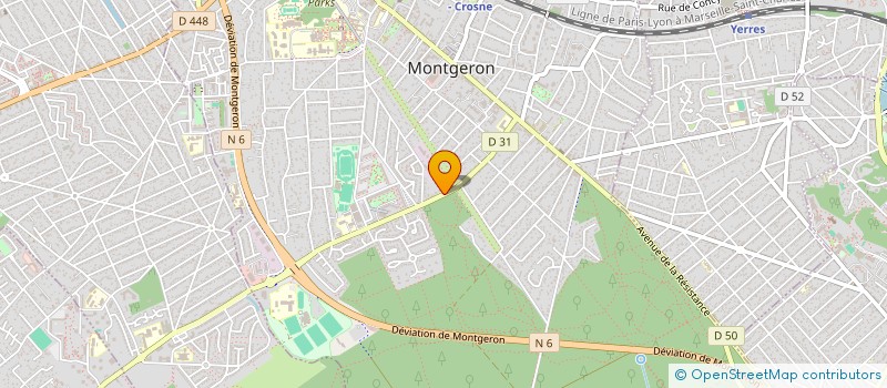 localisation de l'entreprise VARENNES IMMO à MONTGERON