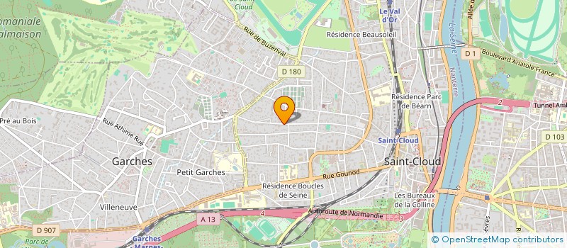 localisation de l'entreprise VARENNES-PERON à SAINT-CLOUD