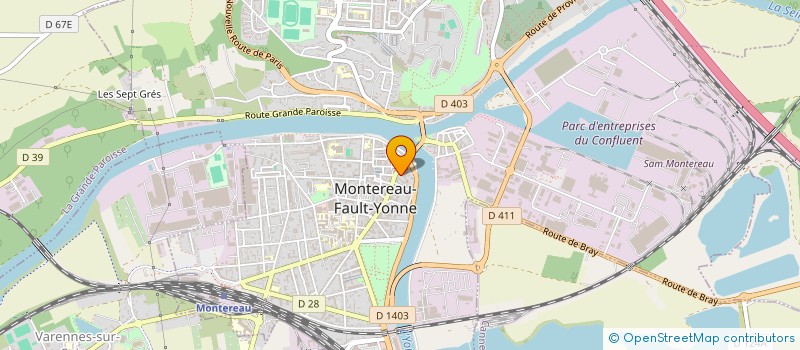 localisation de l'entreprise VARENNES SANTE  VARENNES-SUR-SEINE