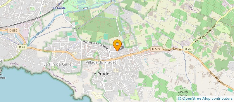 localisation de l'entreprise VARENSELLE à LE PRADET