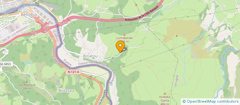 localisation de l'entreprise VARESO  BIRIATOU