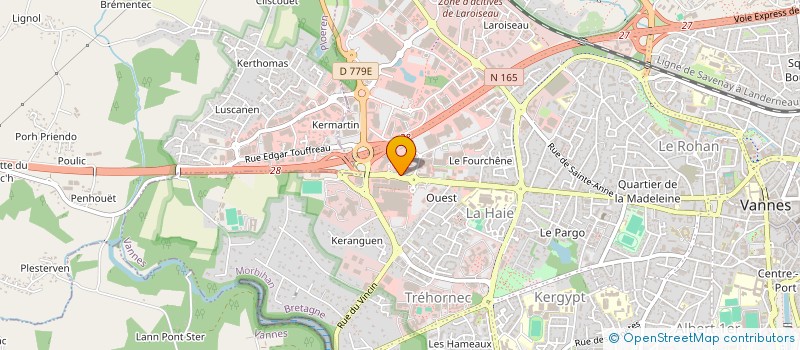 localisation de l'entreprise VAREST à VANNES