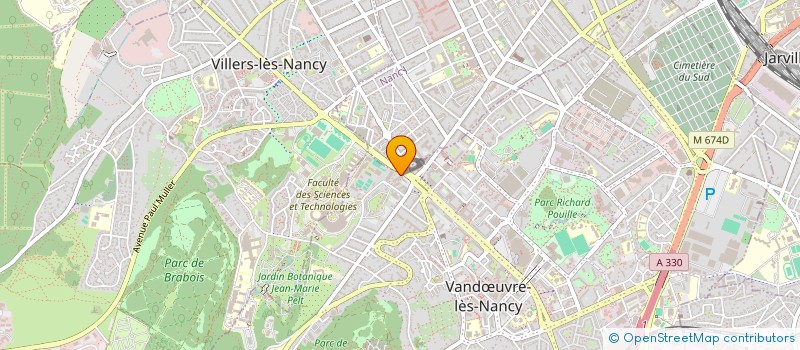 localisation de l'entreprise VAREST à VANDŒUVRE-LES-NANCY