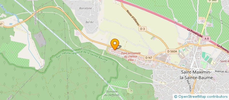 localisation de l'entreprise VAREXPERT à SAINT-MAXIMIN-LA-SAINTE-BAUME
