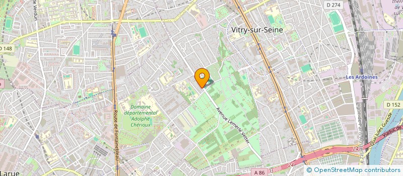 localisation de l'entreprise VARG EVENT  VITRY-SUR-SEINE