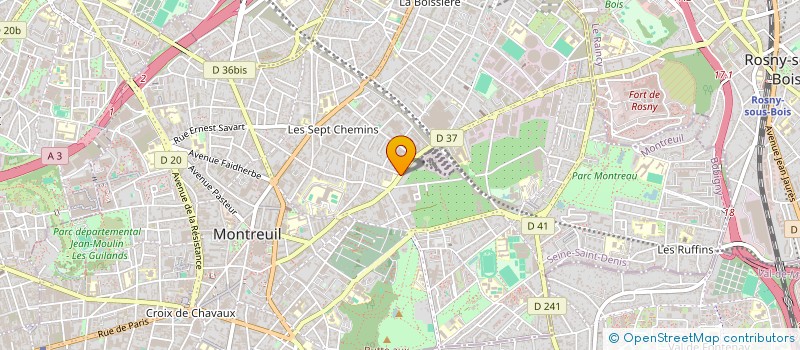 localisation de l'entreprise VARG SECURITE  MONTREUIL