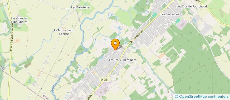 localisation de l'entreprise VARGAS IMMOBILIER  SAINT-LAURENT-NOUAN