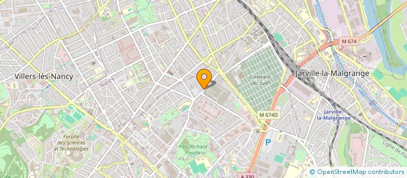 localisation de l'entreprise VARIA DANSE  VANDUVRE-LES-NANCY