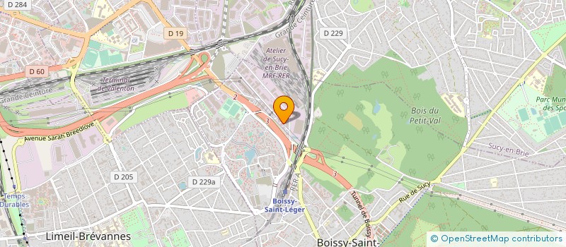 localisation de l'entreprise VARIANCE CLIM  BOISSY-SAINT-LEGER