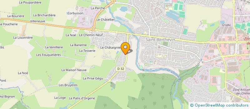 localisation de l'entreprise VARIANCE TECHNOLOGIES à SAINT-BERTHEVIN