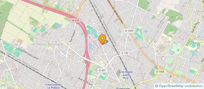 localisation de l'entreprise VARIANCES à SAINT-LEU-LA-FORET