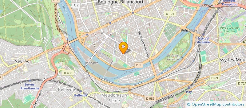 localisation de l'entreprise VARIANCES à BOULOGNE-BILLANCOURT