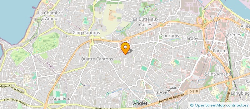 localisation de l'entreprise VARIANCES PRODUCTIONS  ANGLET