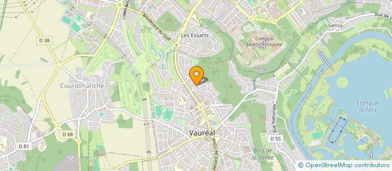 localisation de l'entreprise VARIATION D13 PRODUCTION  VAUREAL