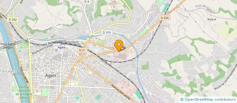 localisation de l'entreprise VARIATION REVERSIBLE  AGEN