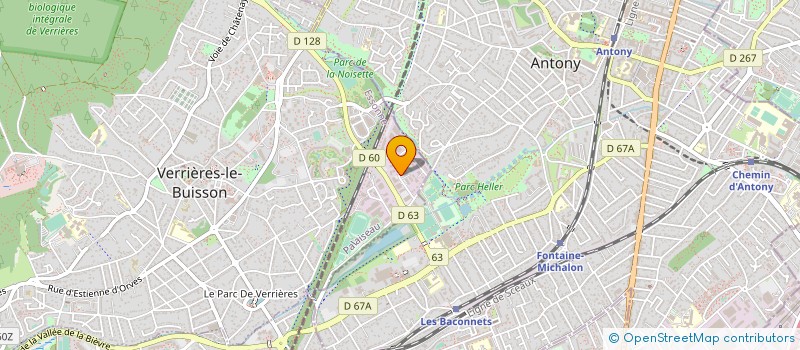 localisation de l'entreprise VARIELEC à VILLEBON-SUR-YVETTE