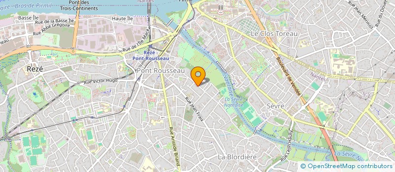 localisation de l'entreprise VARIETE GUINGUETTE à REZE