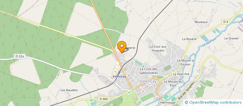 localisation de l'entreprise VARIETES ET CULTURES POPULAIRES à VALENCAY