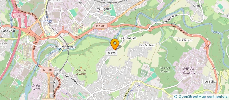 localisation de l'entreprise VARIETES MUSETTE EN CHANSONS  ANNECY