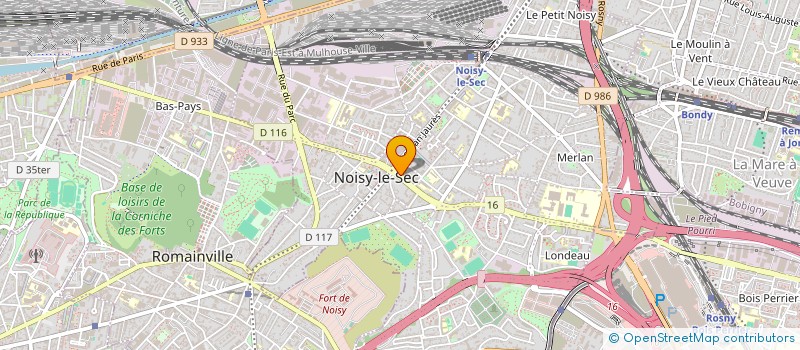 localisation de l'entreprise VARIETY S FOOD à NOISY-LE-SEC