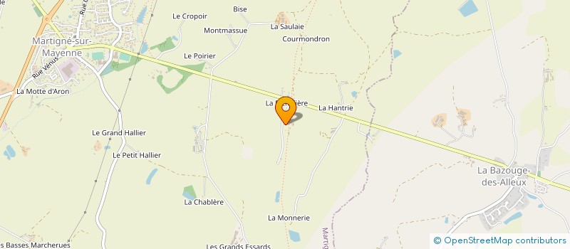 localisation de l'entreprise VARIFLOU  MARTIGNE-SUR-MAYENNE