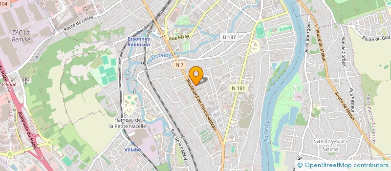 localisation de l'entreprise VARIFLUIDES à CORBEIL-ESSONNES