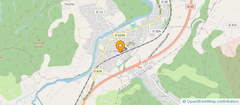 localisation de l'entreprise VARILHES ELECTRO SERVICES à VARILHES