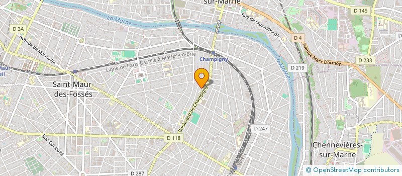 localisation de l'entreprise VARIN à SAINT-MAUR-DES-FOSSES