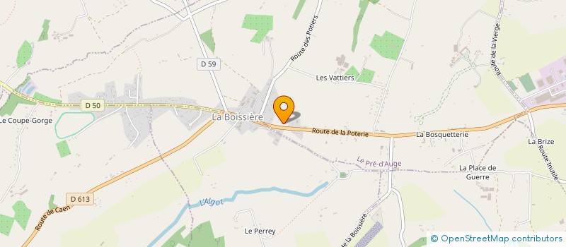 localisation de l'entreprise VARIN  LE PRE D'AUGE