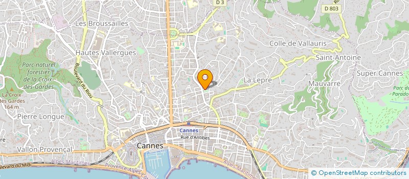 localisation de l'entreprise VARIOBICS à CANNES