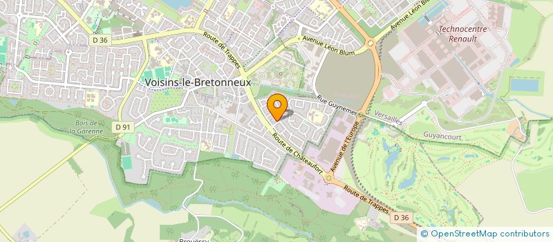 localisation de l'entreprise VARIOT SRI  VOISINS-LE-BRETONNEUX