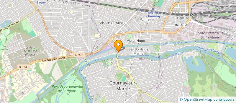 localisation de l'entreprise VARIUS GESTION à CHELLES