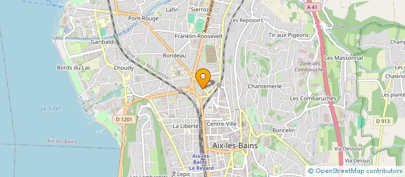 localisation de l'entreprise VARLA à AIX-LES-BAINS