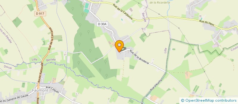 localisation de l'entreprise VARLEC  BERSEE