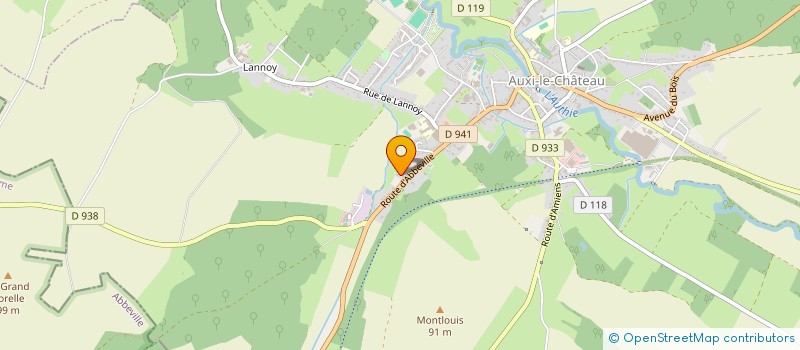 localisation de l'entreprise VARLET  AUXI-LE-CHATEAU