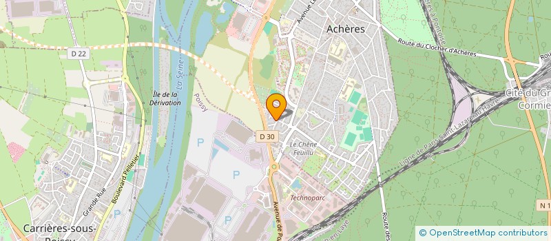 localisation de l'entreprise VARLET EVENT  ACHERES