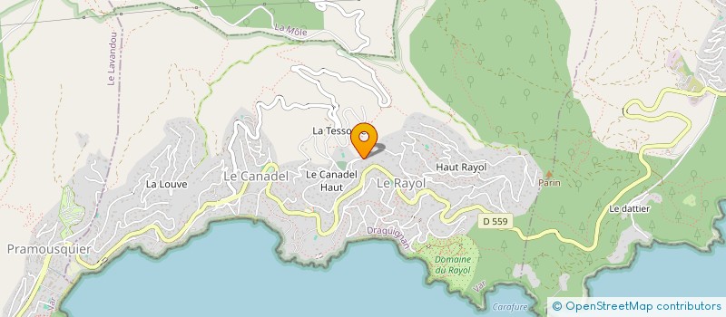 localisation de l'entreprise VARLIFT à RAYOL-CANADEL-SUR-MER