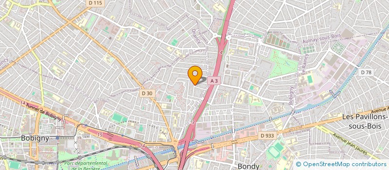 localisation de l'entreprise VARLIN AUTO PIECE  BOBIGNY