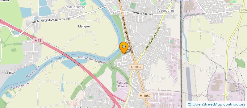 localisation de l'entreprise VARLIN INVEST  VEAUCHE