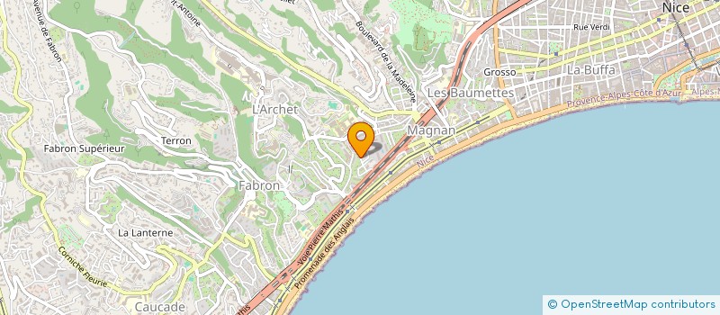 localisation de l'entreprise VARLOC à NICE