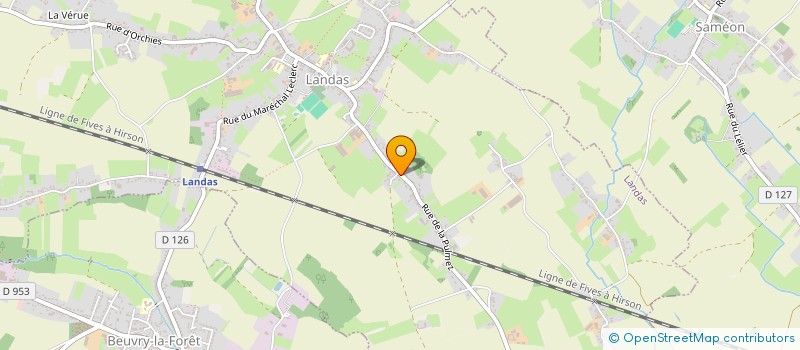 localisation de l'entreprise VARME  LANDAS