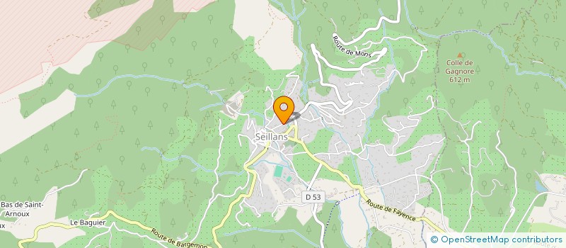 localisation de l'entreprise VARMEDILOC  SEILLANS